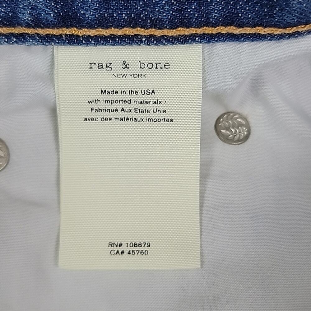 Rag‎ and Bone Denim Justine High Waist Cut Off Shorts Raw Hem 27 - Picture 11 of 15